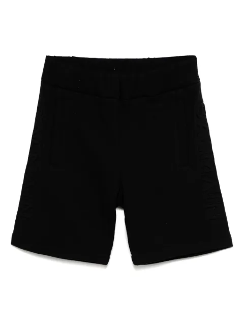 Balmain Kids embossed-logo shorts