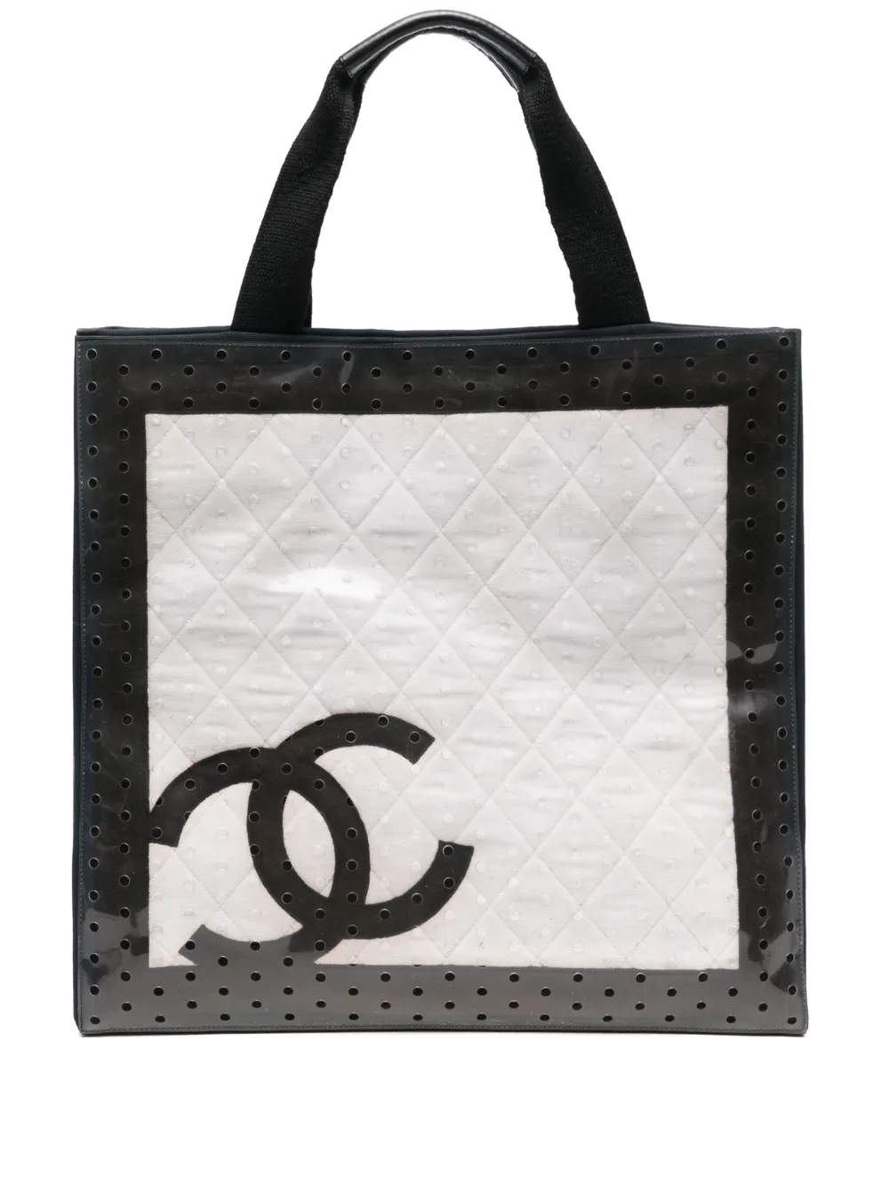 CHANEL Pre-Owned شنطة عملية مبطنة 2008-2009 | أسود | Image 1