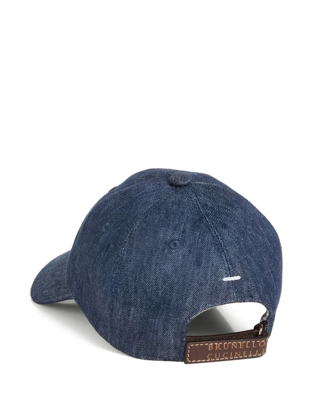 Brunello Cucinelli Kids Pet met geborduurd logo - Blauw