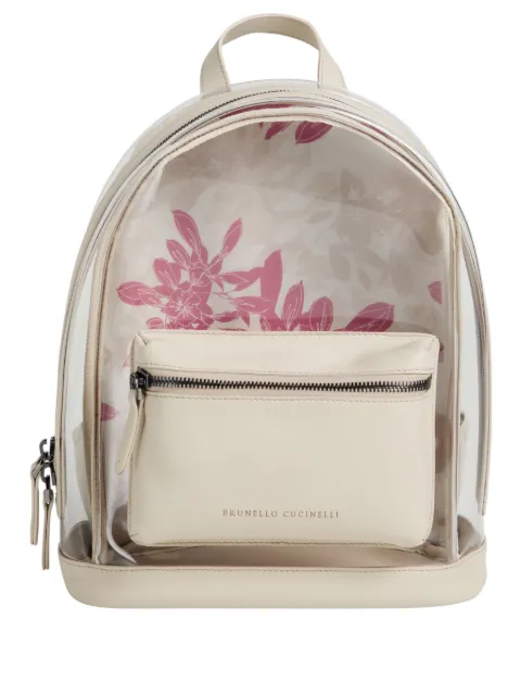 Brunello Cucinelli Kids floral-print backpack