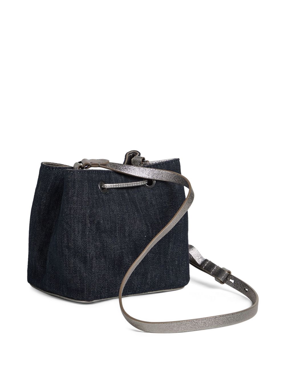 Brunello Cucinelli Kids No-Fade bucket bag - Blauw