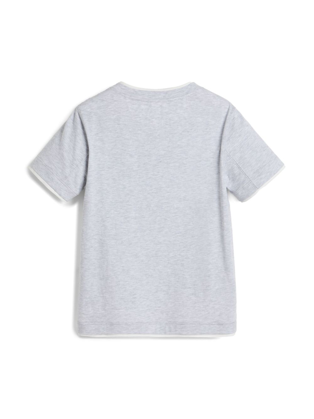 Brunello Cucinelli Kids faux-layered T-shirt - Grijs