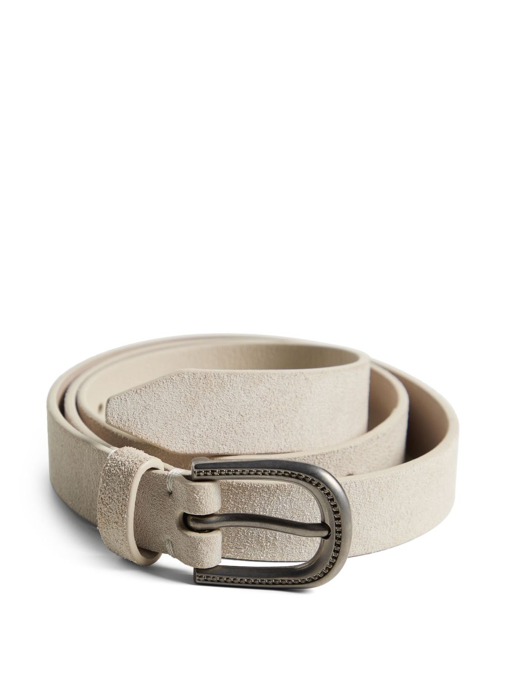 Brunello Cucinelli Kids suede belt - Beige