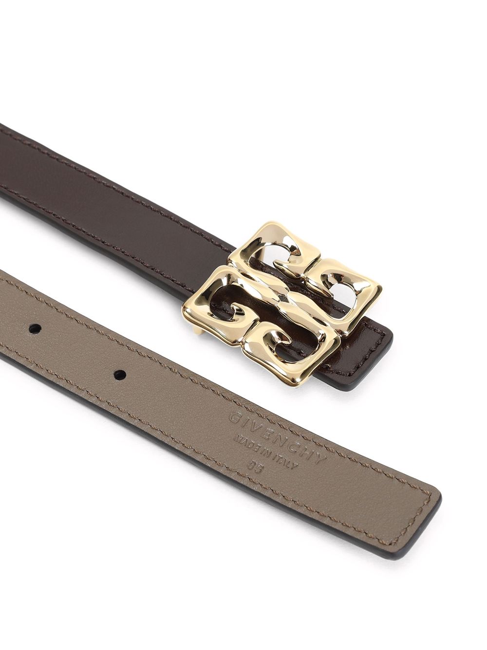 Givenchy 4G Liquid reversible belt - Bruin