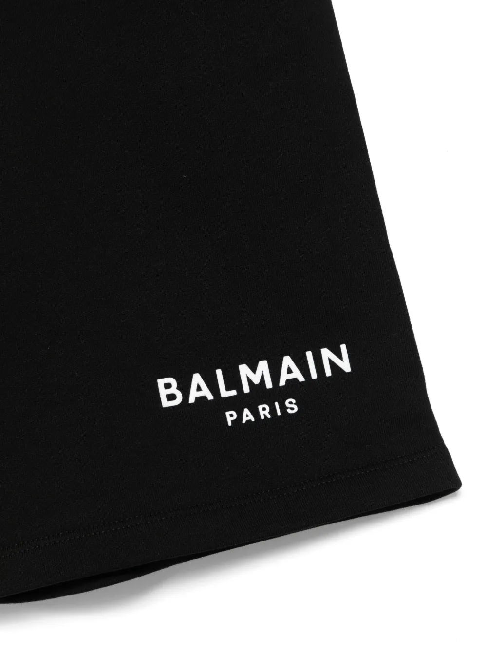 Balmain Kids Zwembroek met logo applicatie Zwart