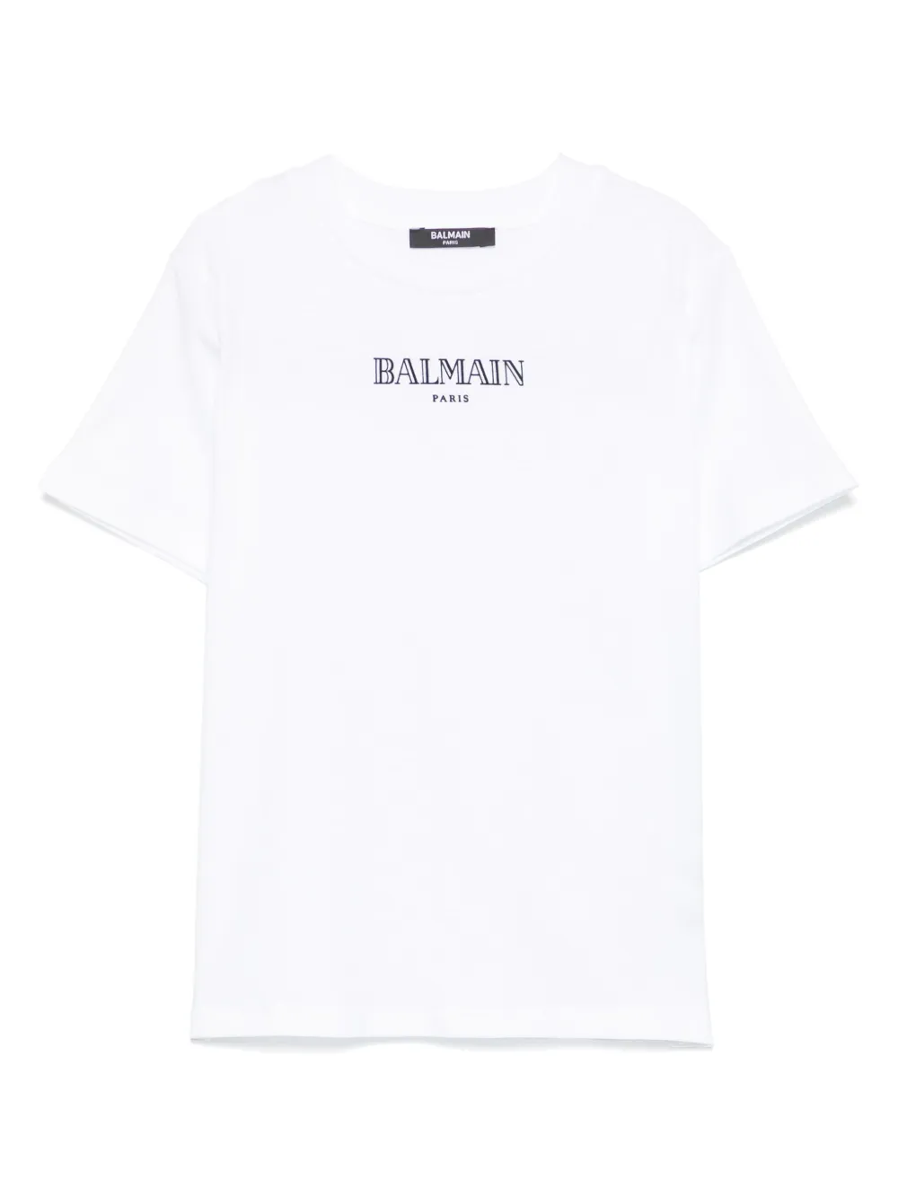 Balmain Kids T-shirt met logo Wit