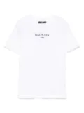 Balmain Kids logo-detail T-shirt - White