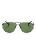 Jacquemus Pilot-frame sunglasses - Green