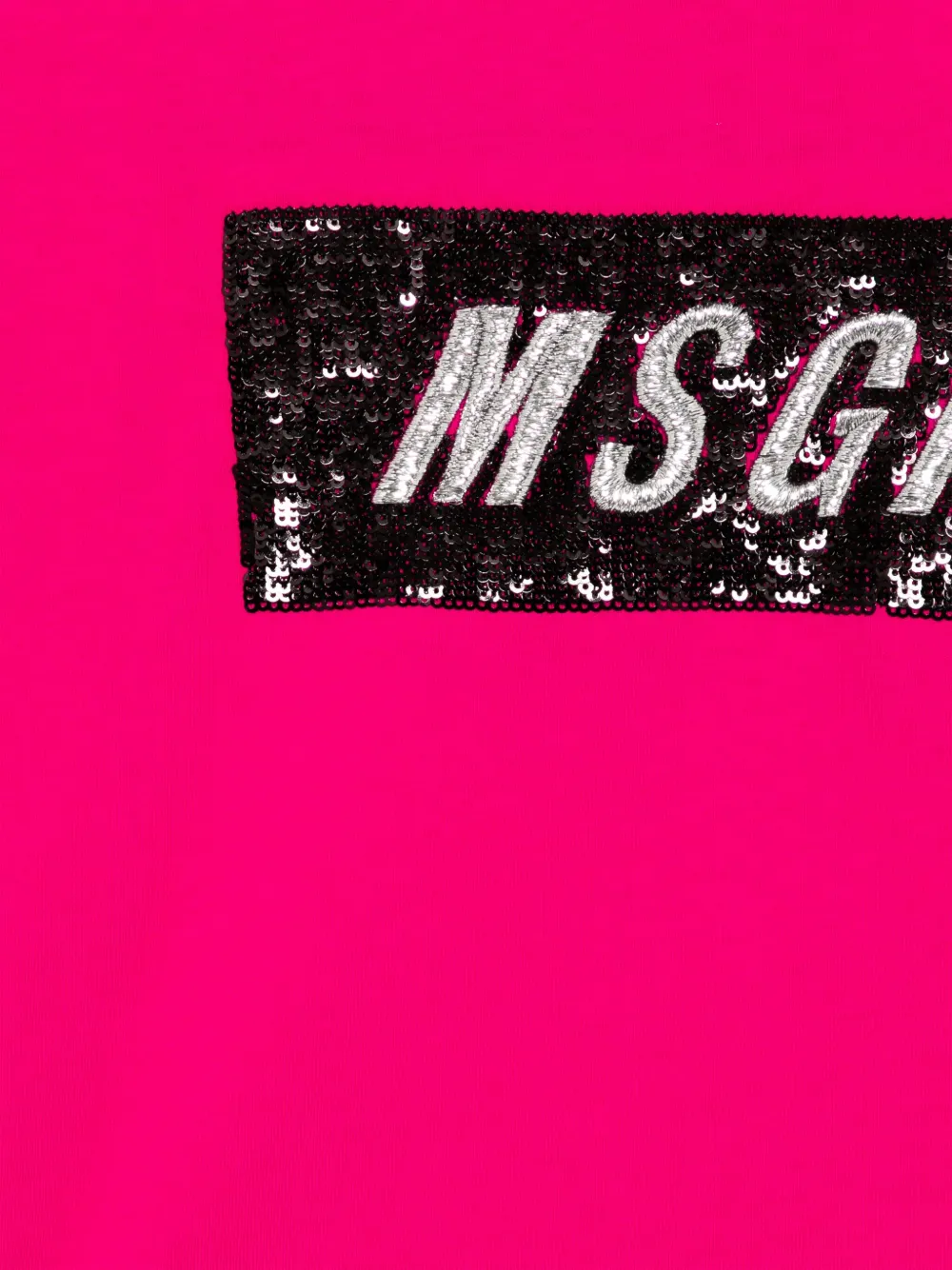 MSGM Kids T-shirt met borduurwerk Roze