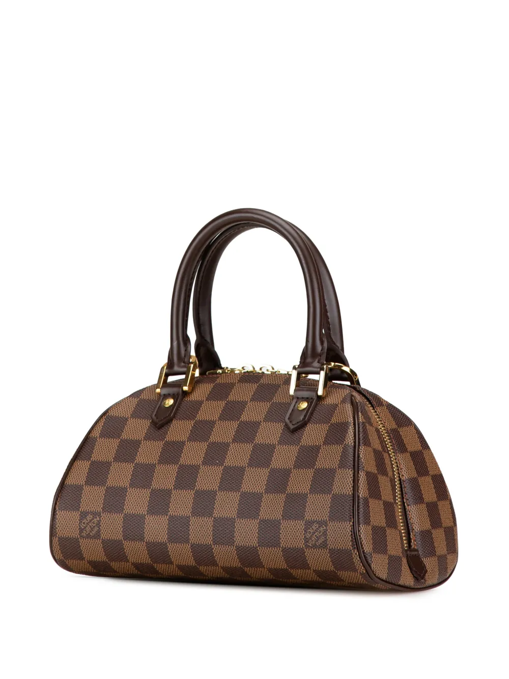 Louis Vuitton Pre-Owned 2004 Damier Ebene Mini Ribera handtas - Bruin