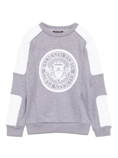 Balmain Kids printed sweatshirt