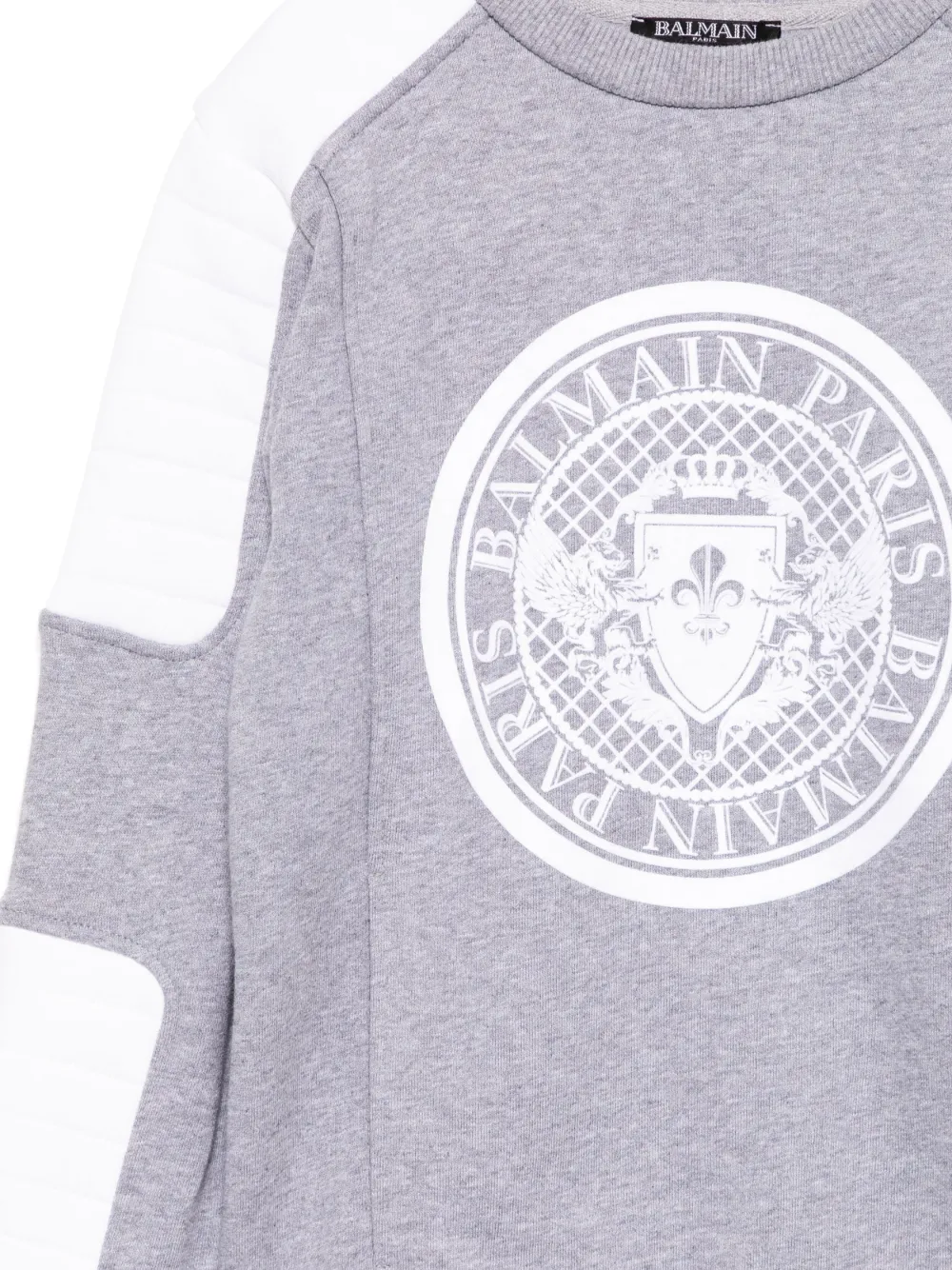 Balmain Kids Sweater met print Grijs