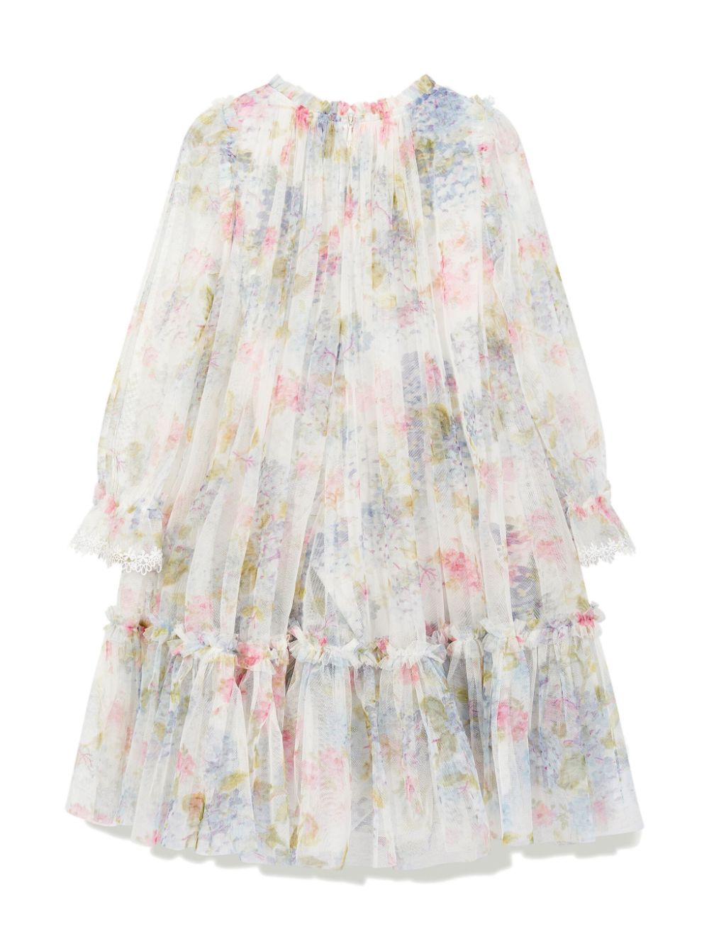 NEEDLE & THREAD KIDS floral-print dress - Wit