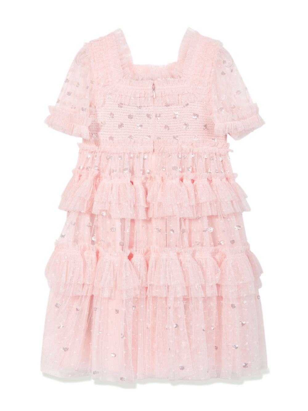 NEEDLE & THREAD KIDS sequinned dress - Roze