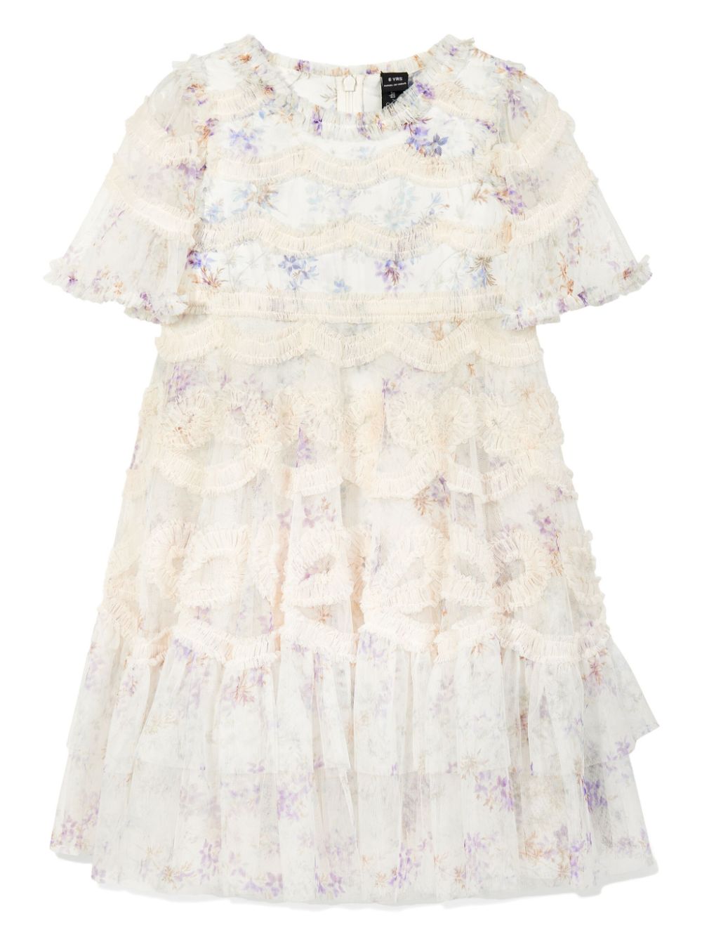 NEEDLE & THREAD KIDS floral-print dress - Neutrals