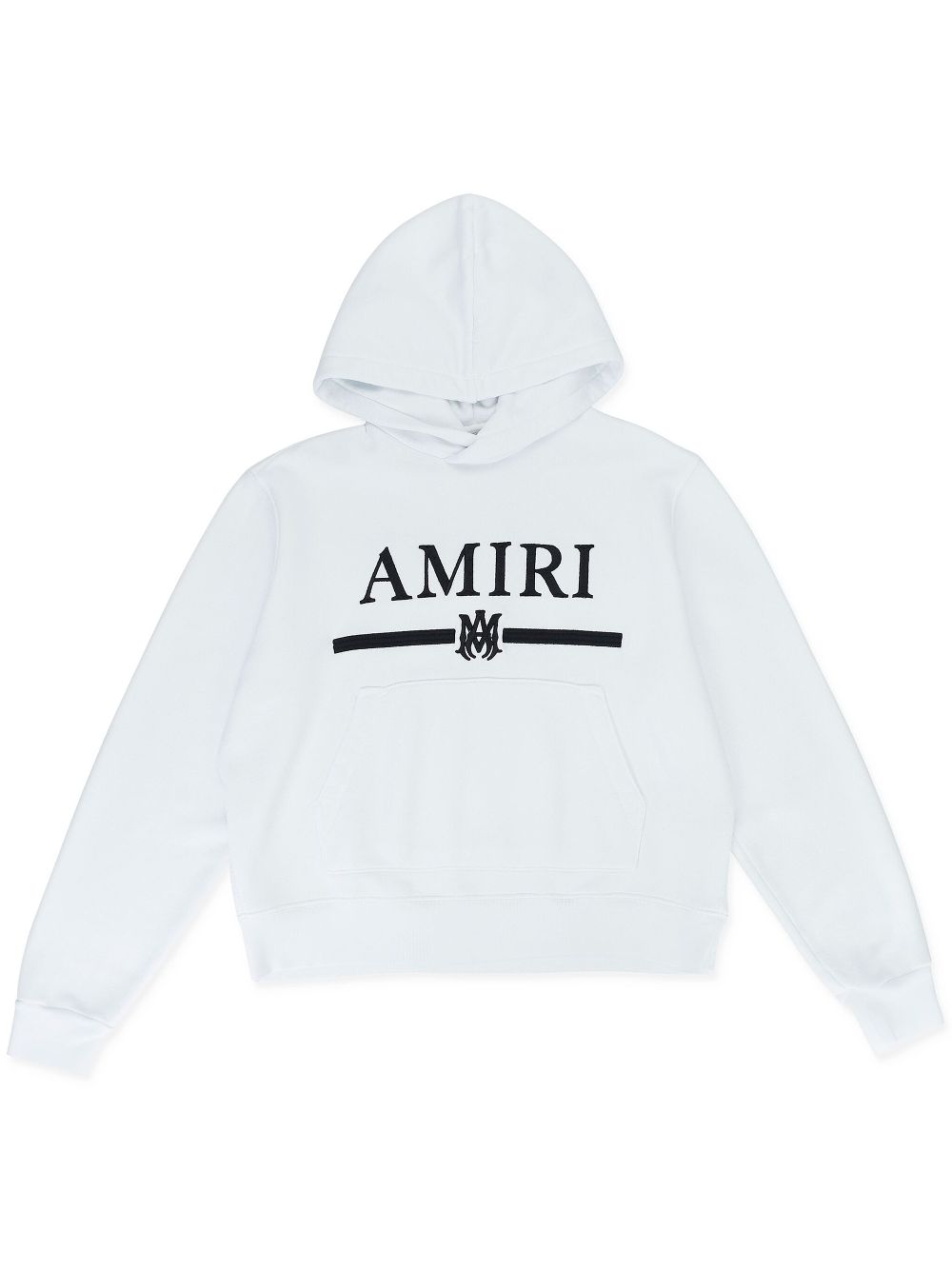 AMIRI MA-embroidered hoodie - White