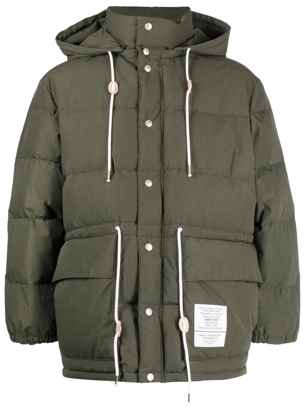 hooded puffer jacket