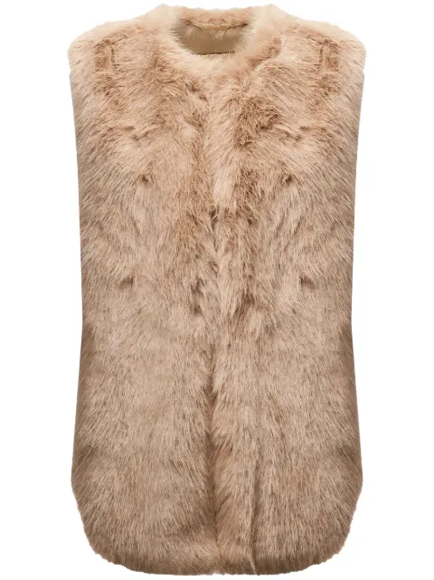 V°73 faux-fur gilet