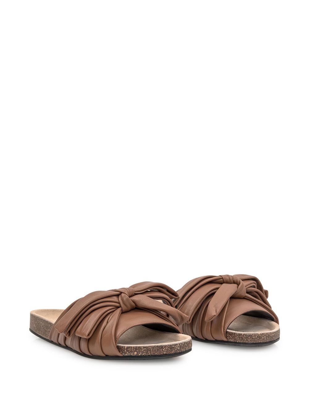 JW Anderson Bow flat sandals - Bruin