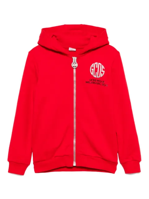 Gcds Kids zipped hoodie