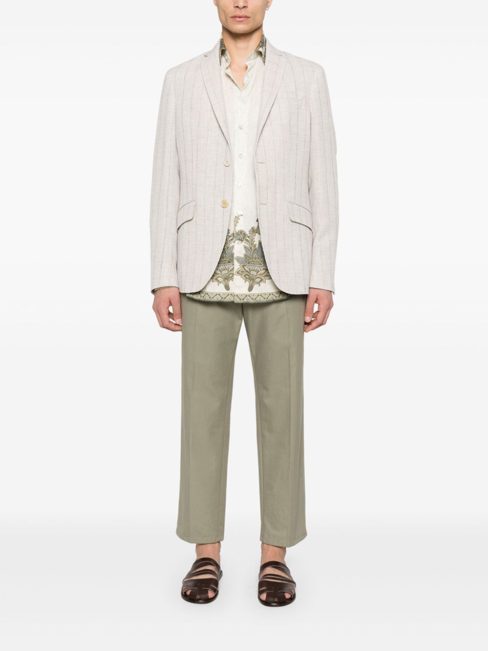 ETRO pinstripe blazer - Beige