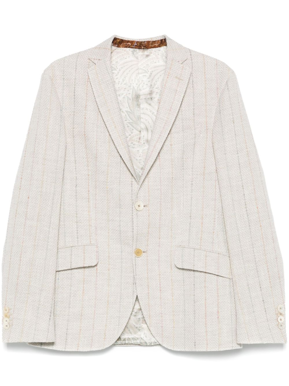 ETRO pinstripe blazer Beige