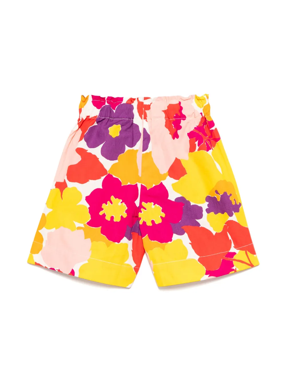 ilgufo Il Gufo Shorts met bloemenprint - Wit