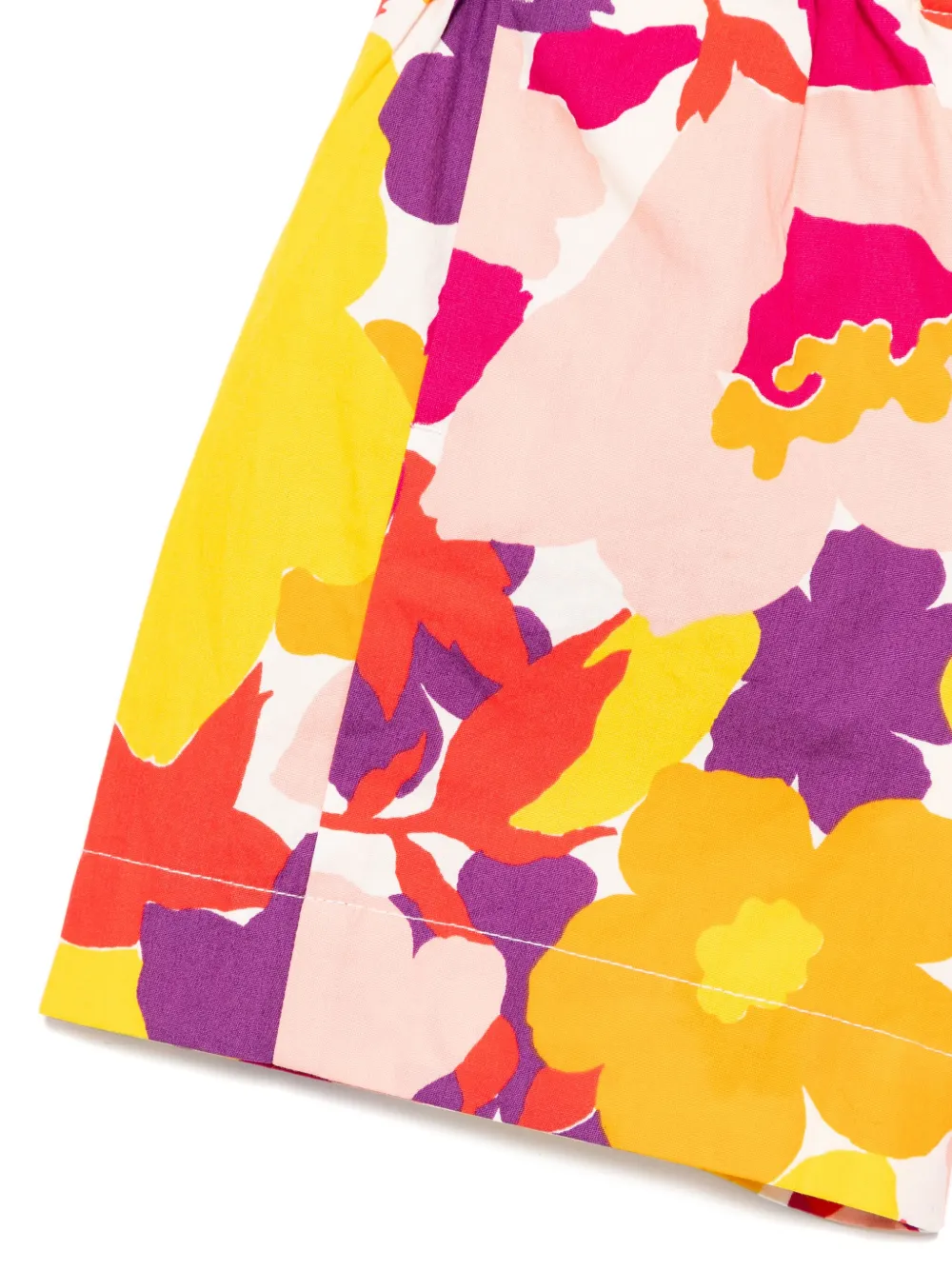 Il Gufo Shorts met bloemenprint Wit