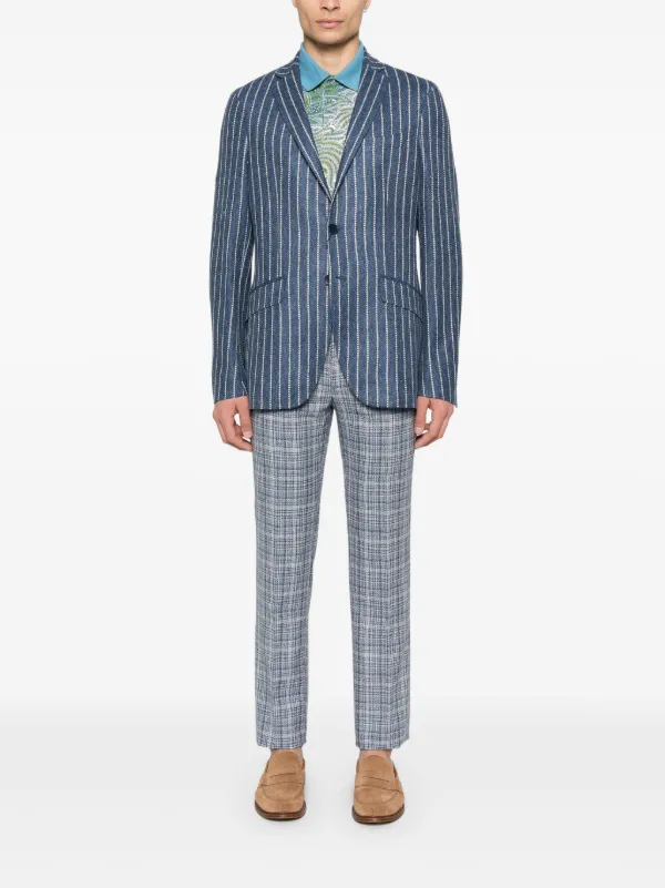 ETRO ペイズリー ポロシャツ | ブルー | FARFETCH JP