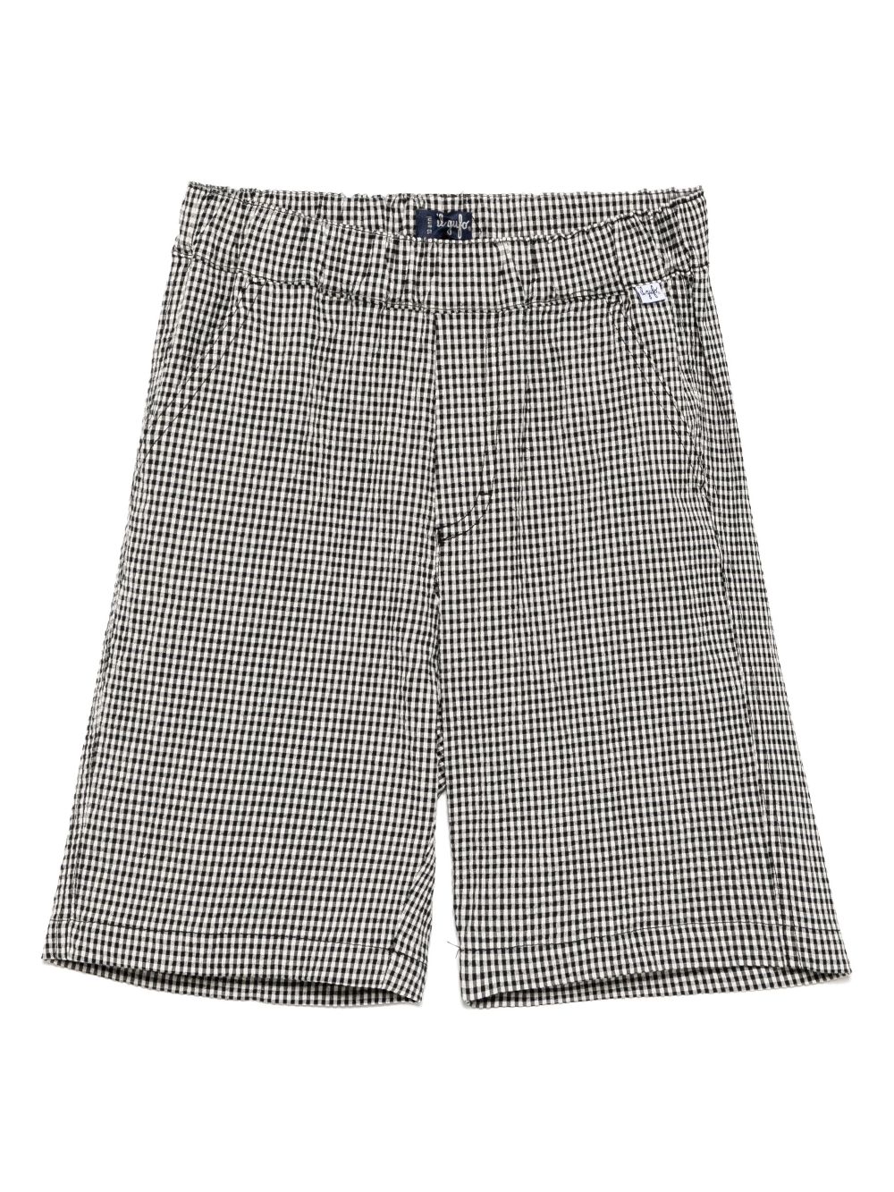 Il Gufo checked shorts - White