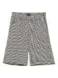 Il Gufo checked shorts - White
