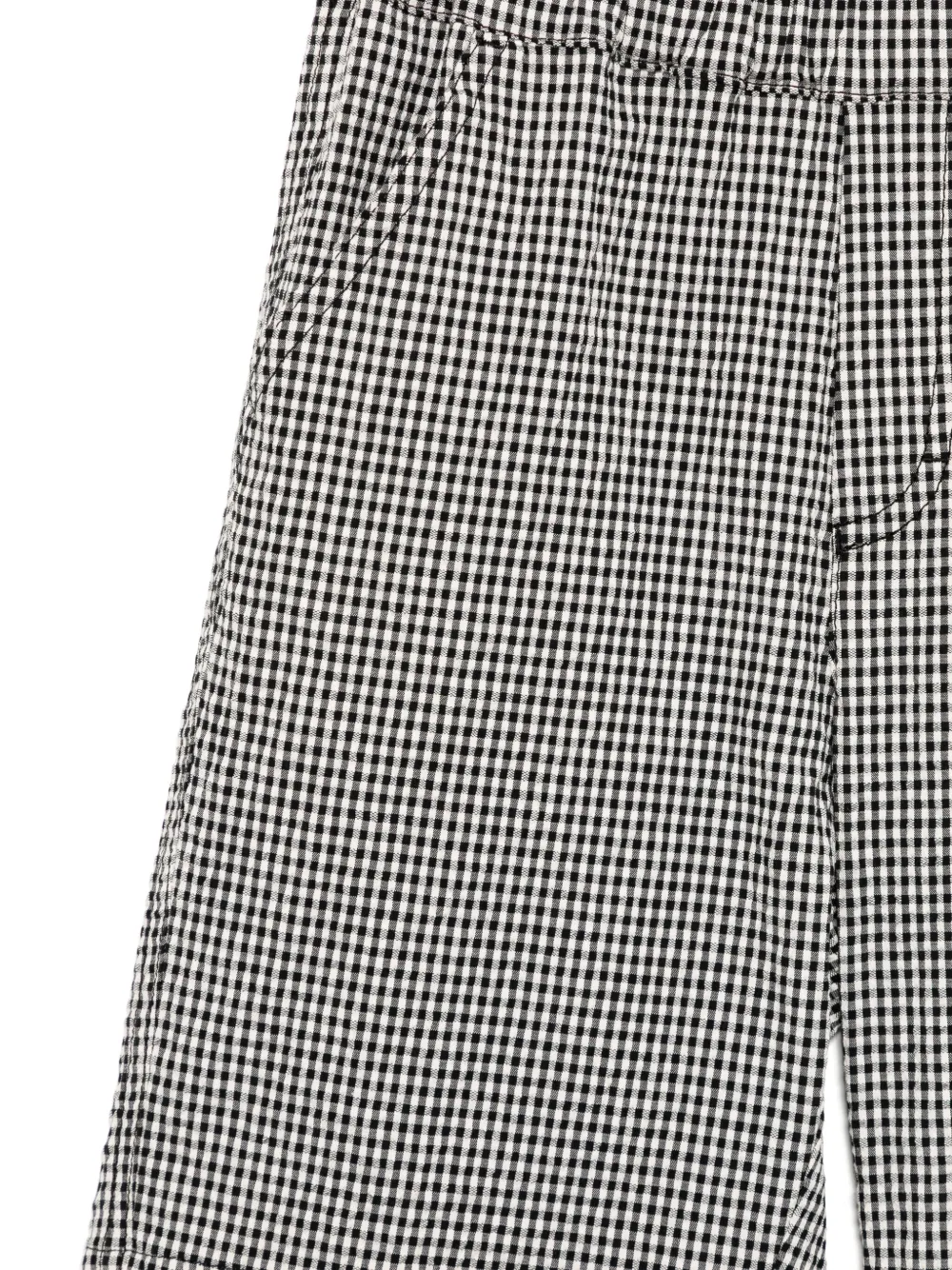 Il Gufo Geruite shorts Wit