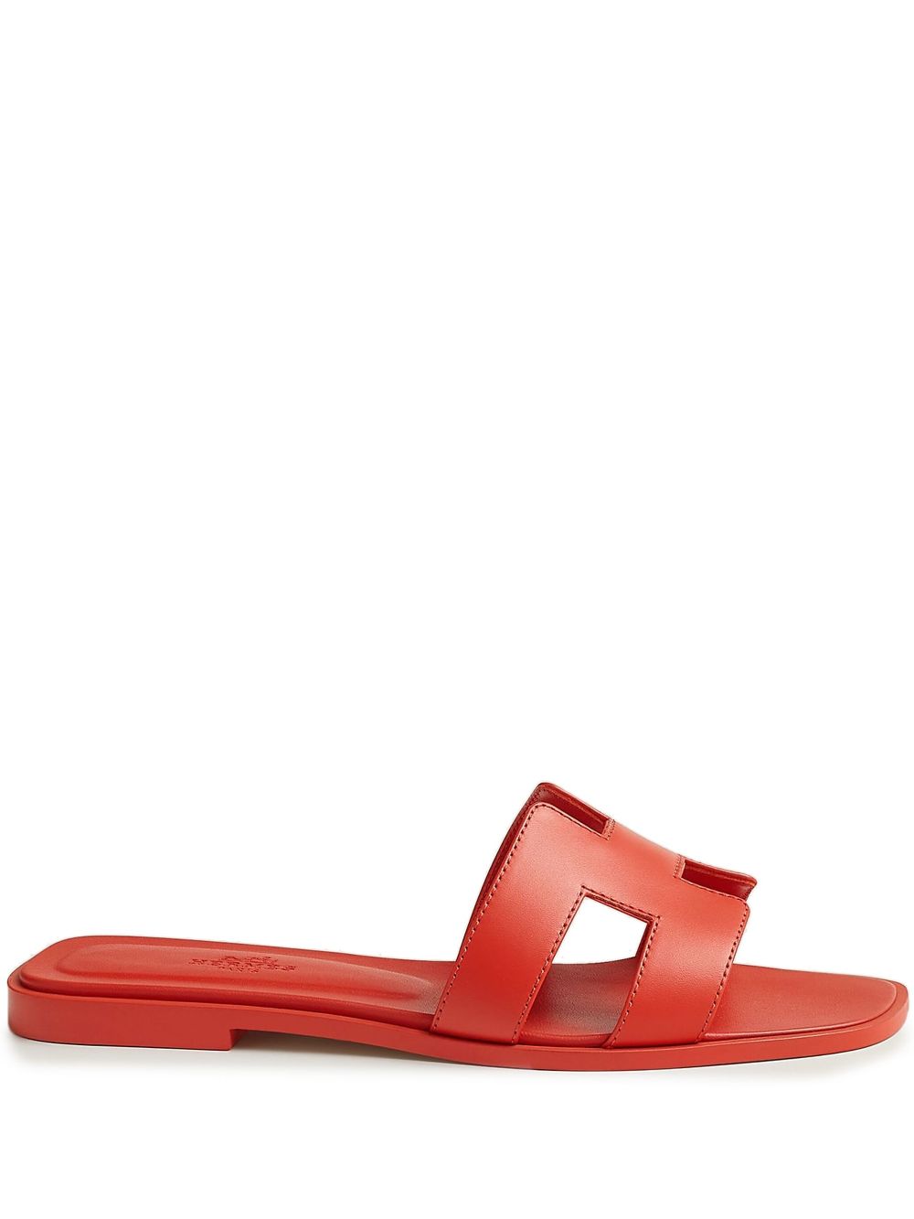 Hermès Pre-Owned Oran slides - Red