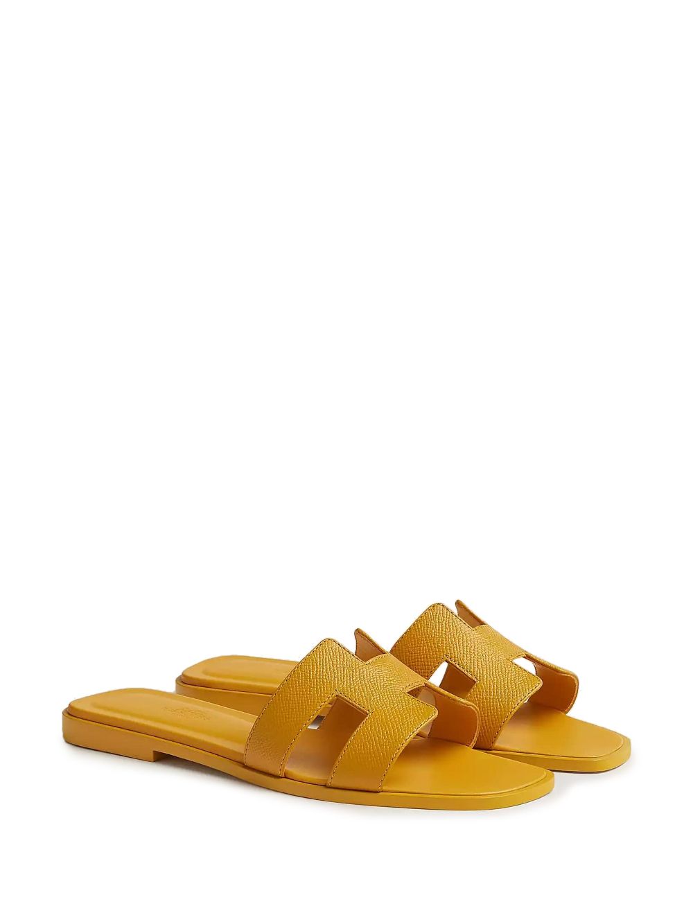 Hermès Pre-Owned Oran slides - Geel