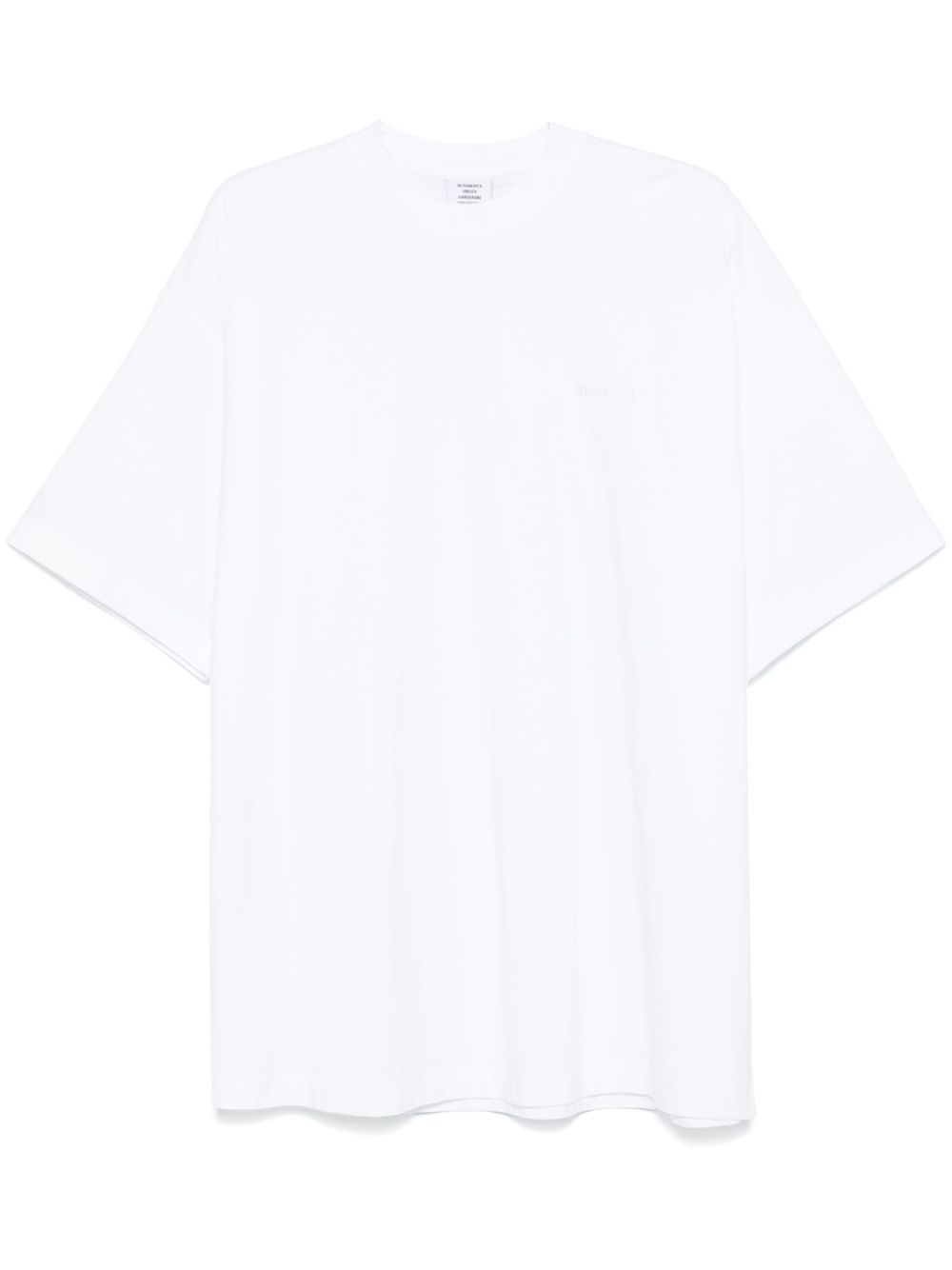 logo-embroidered T-shirt