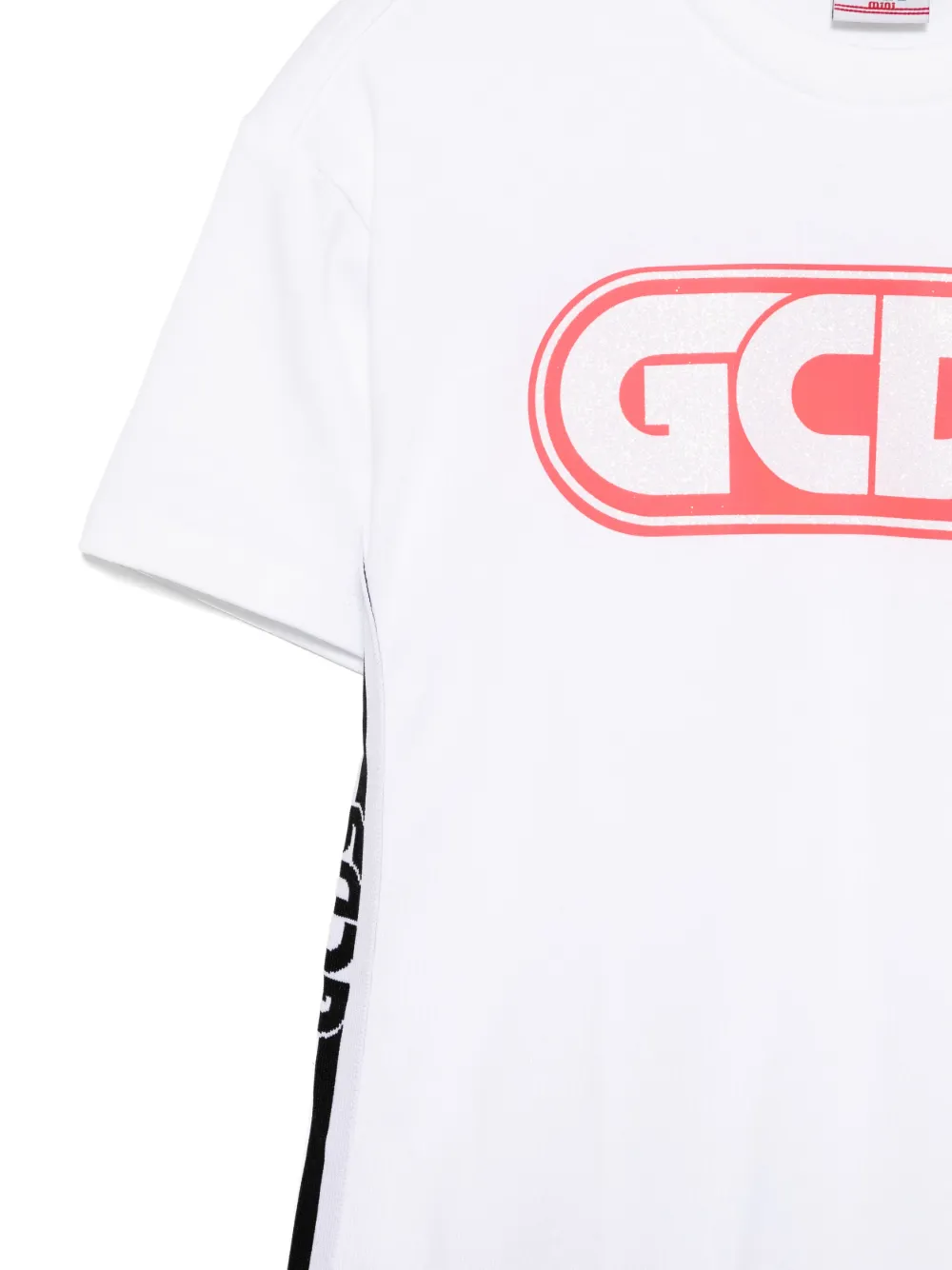 Gcds Kids T-shirt met print Wit