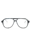 Thom Browne Eyewear pilot-frame glasses - Blue