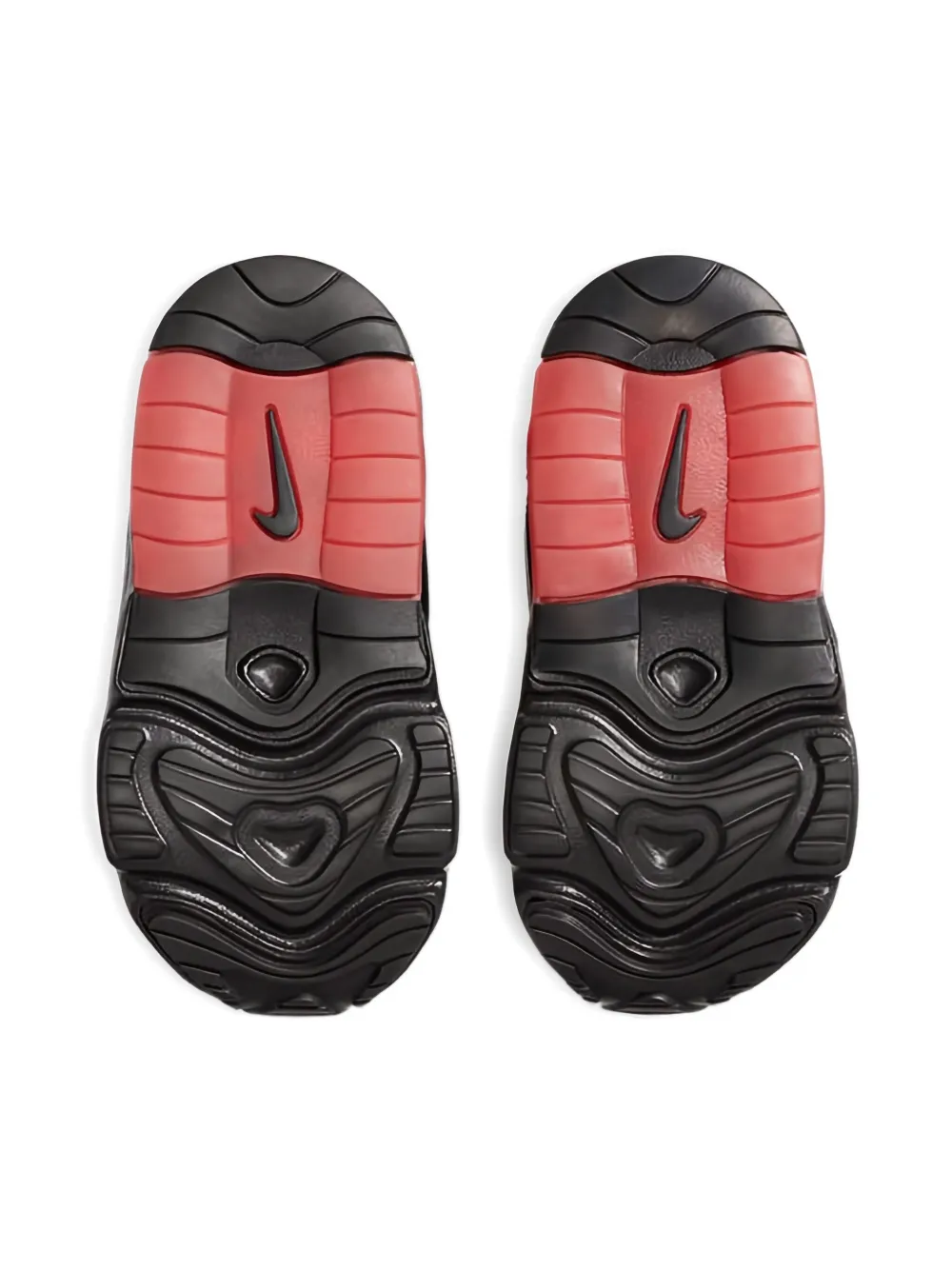 Nike Kids air max strap trainers Zwart