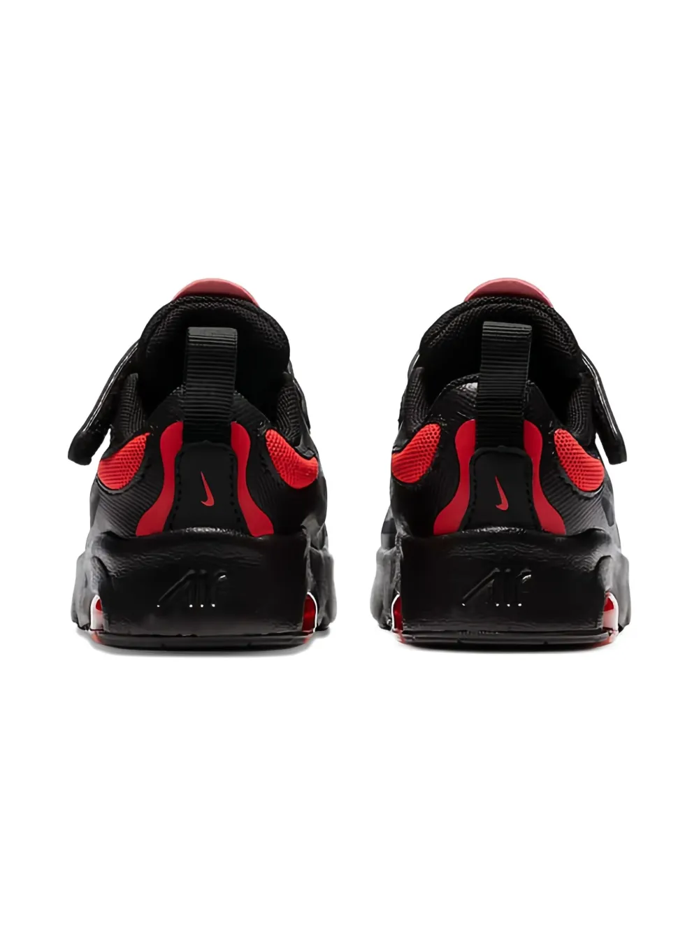 Nike Kids air max strap trainers Zwart