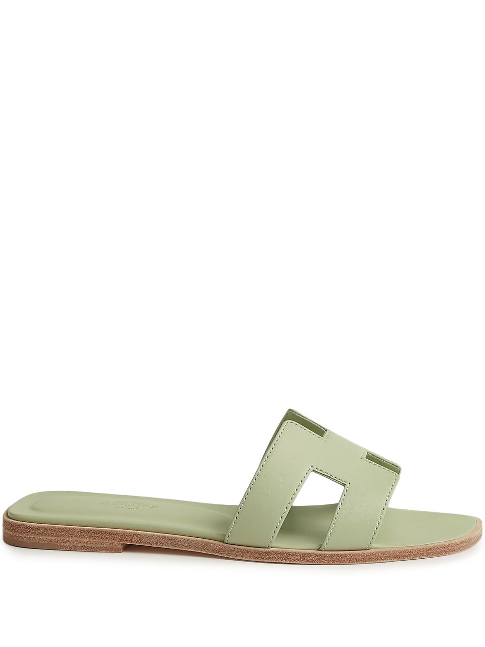 Hermès Pre-Owned Oran slides - Green