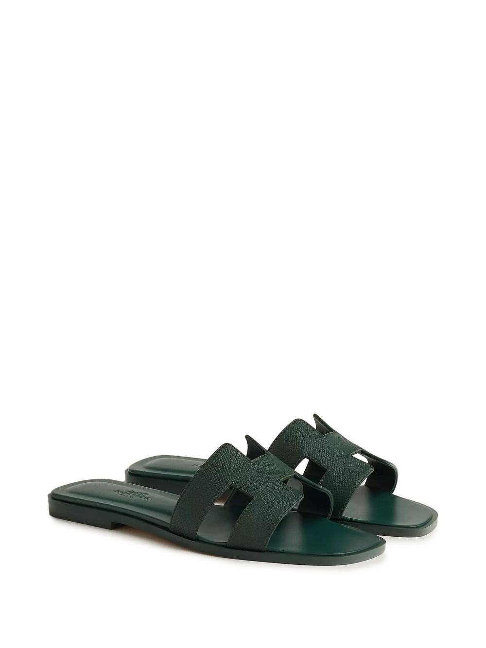 Hermès Pre-Owned Oran slides - Green