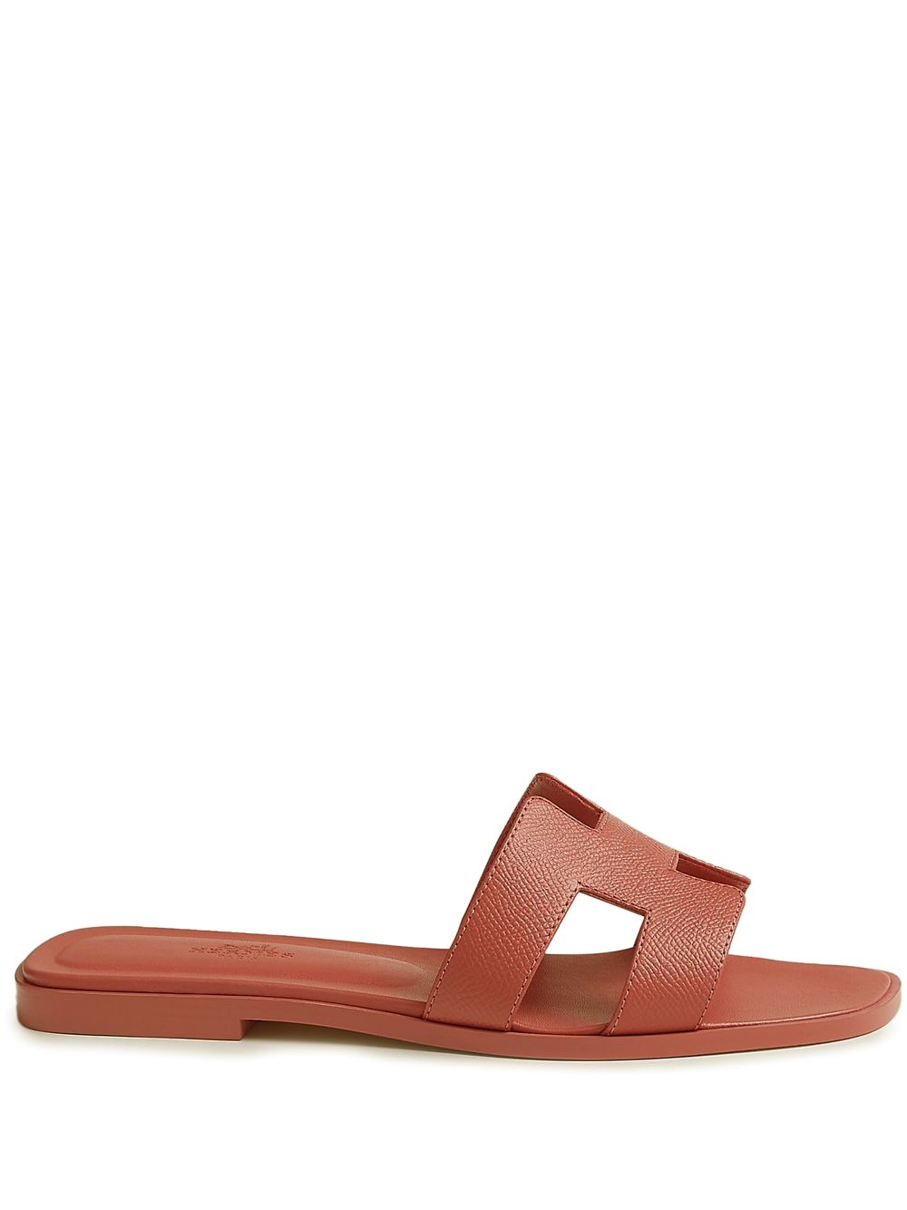 Hermès Pre-Owned Oran slides - ORANGE CANYON