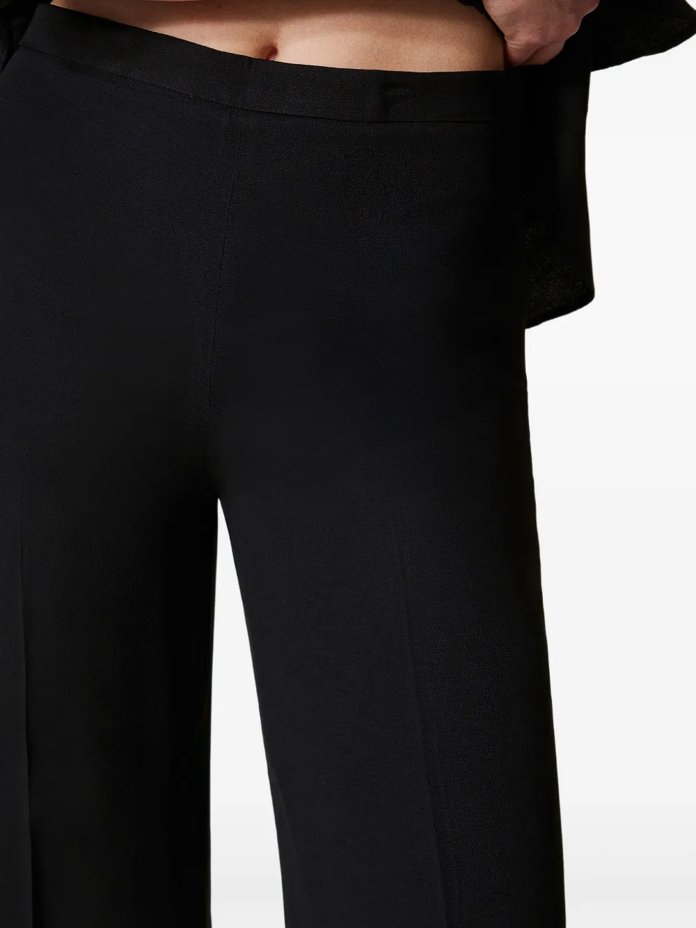 TWINSET Flared broek Zwart