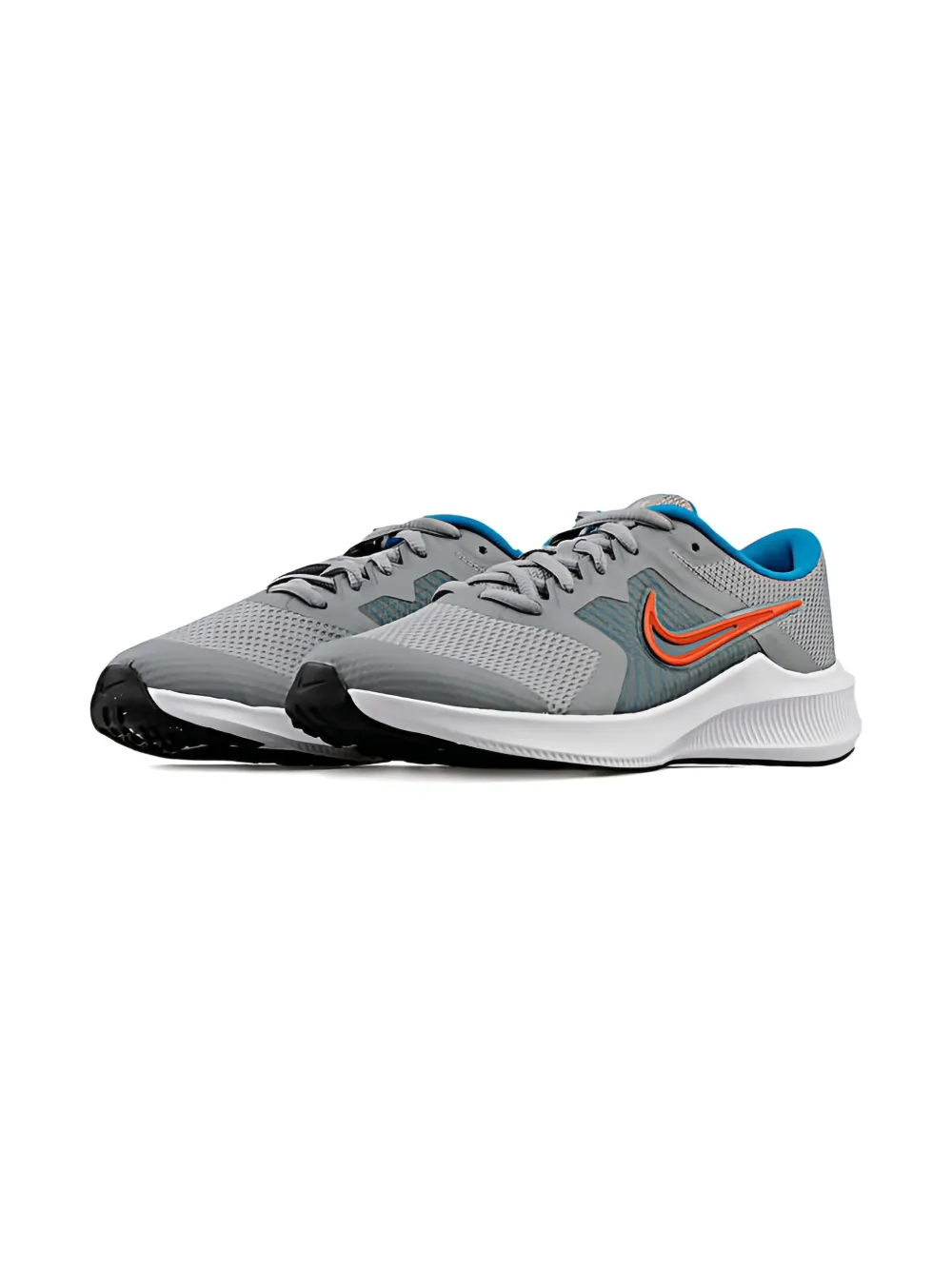 Nike Kids Downshifter 11 "Grey Orange" sneakers Grijs
