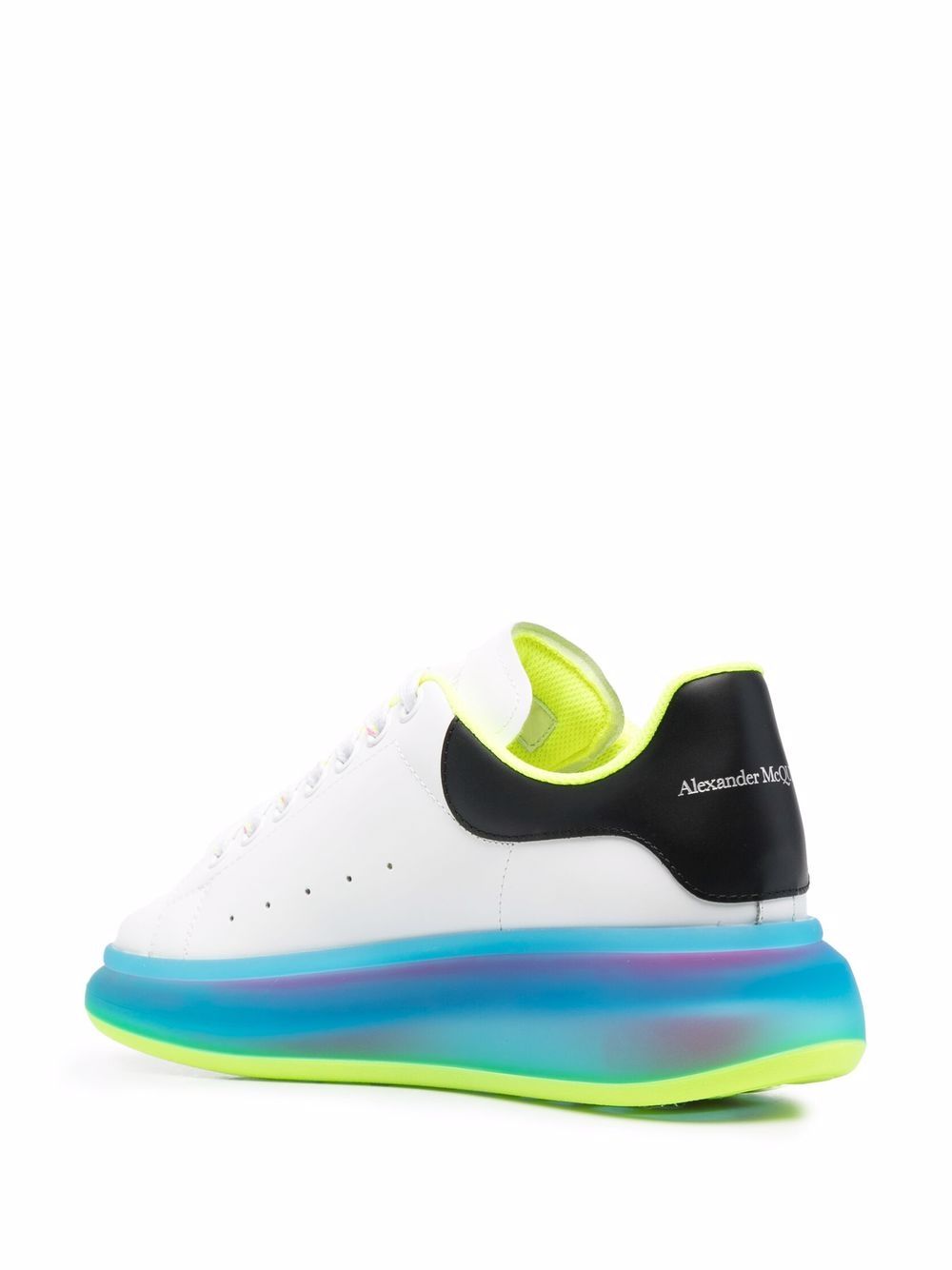 Alexander McQueen Oversized low-top sneakers White Iridescent