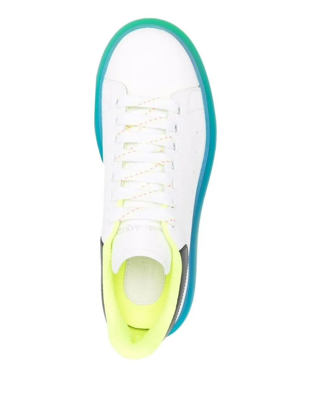 Alexander McQueen Oversized low-top sneakers Wit