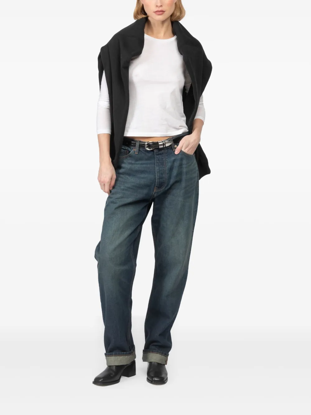 Aya Muse Straight jeans - Groen