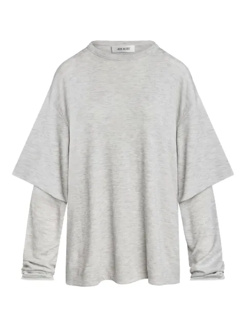 Aya Muse layered long-sleeve T-shirt