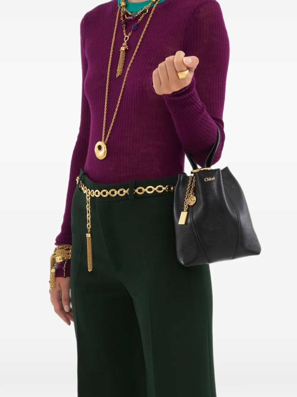 Chloé Spin shopper Zwart
