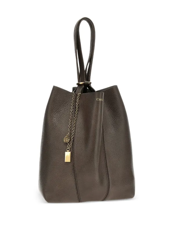 トートバッグ CHLOE Woman Tote bags Grey CHC25SS383O81 074 CHLOE Woman Tote bags Grey CHC25SS383O81 074 (Chloe/トート
